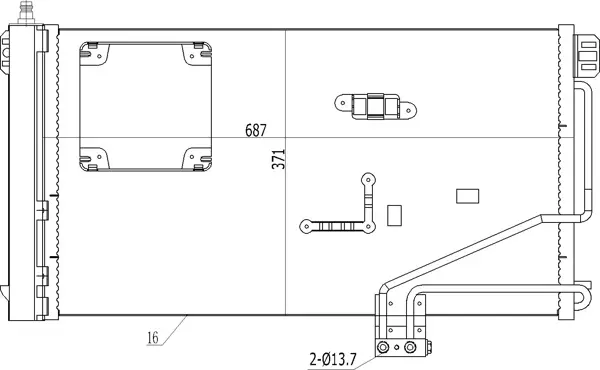 Chladič klimatiz.db 203 c220cdi 00-