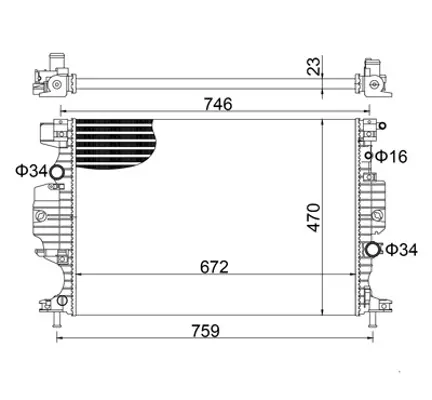 Chladič fusion 1.5 13-