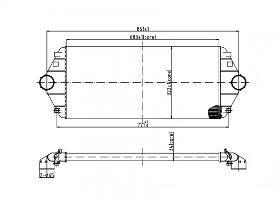 Chladič vzduchu expert 1.9td 95-