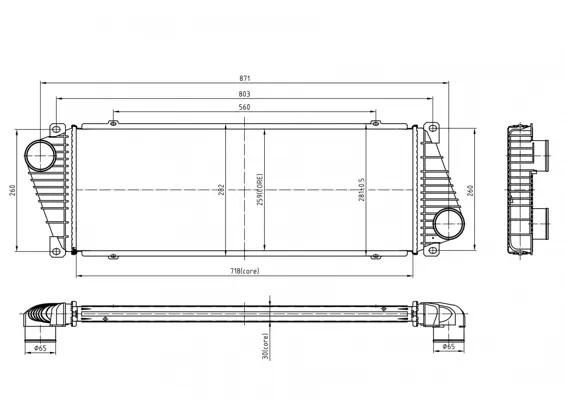 Chladič vzduchu sprinter 312d/lt 96-