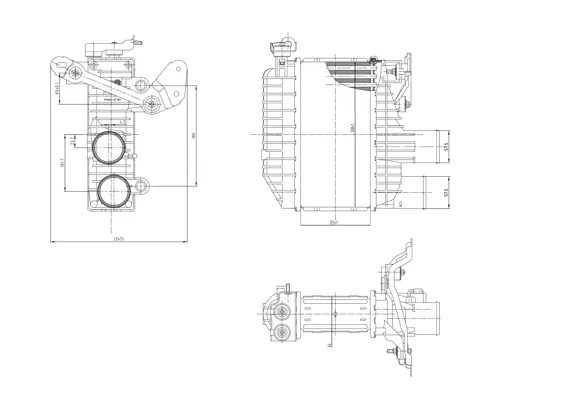 Chladič vzduchu avensis 2.0d-d4 91-0