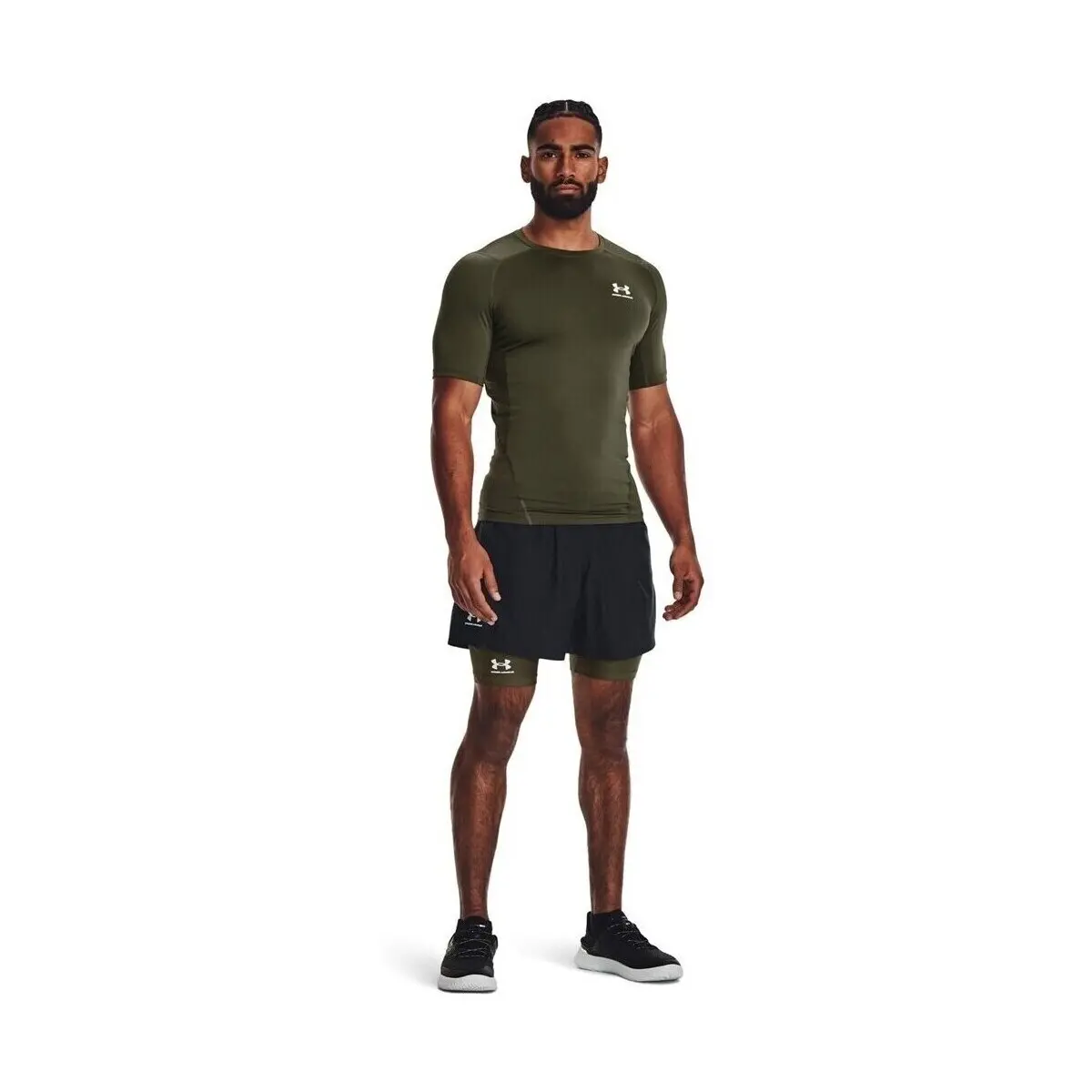 Under Armour  Ua Hg Armour Comp Ss  Zelená