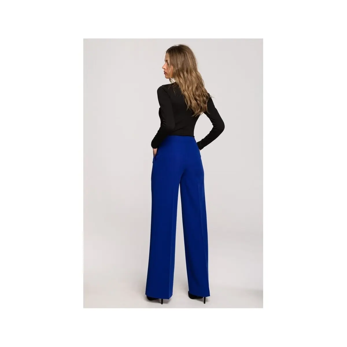 Stylove  Dámské culottes Elizagyr S311 chrpově modrá  Tmavě modrá