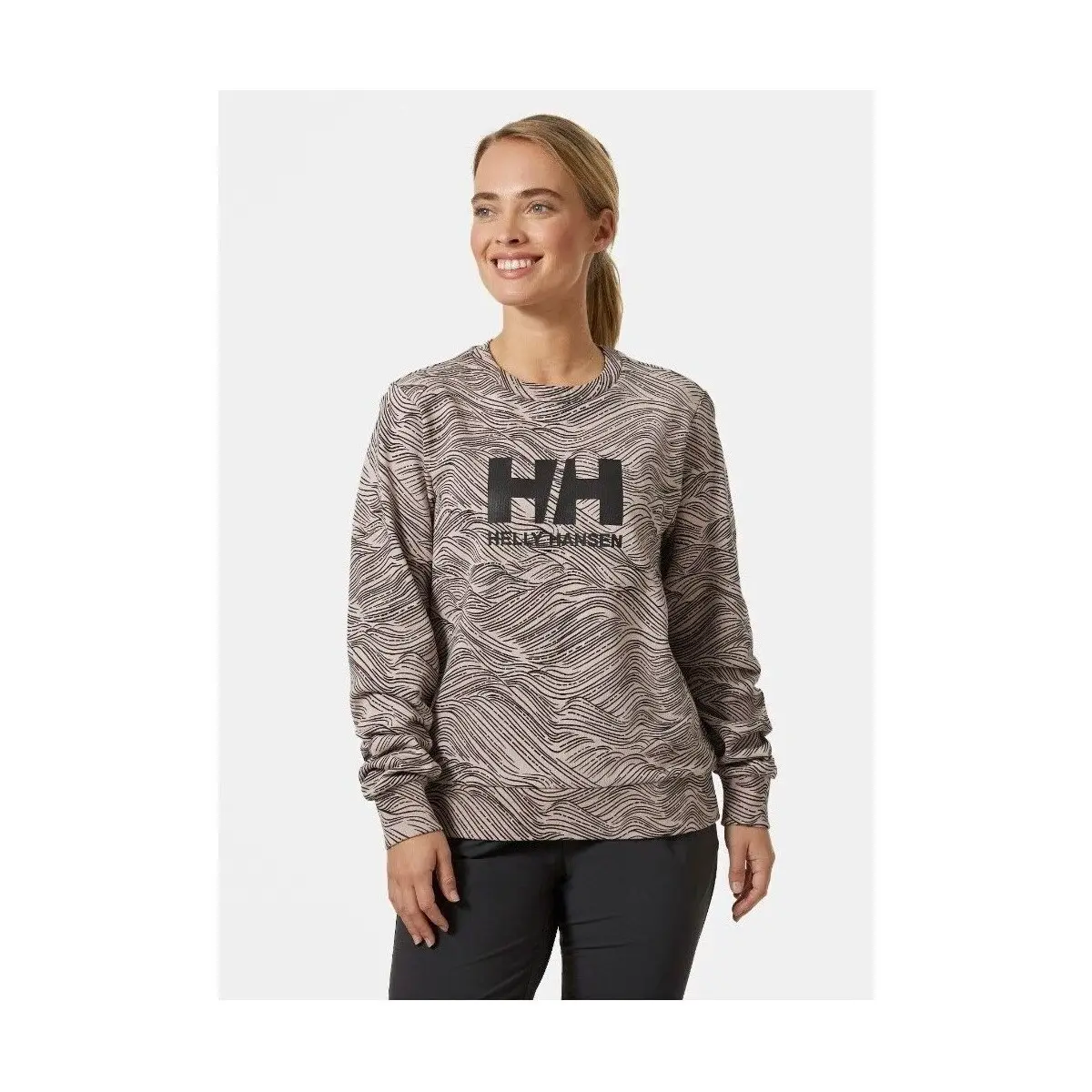 Helly Hansen  Hh Logo Crew Sweat Graphic 2  Béžová