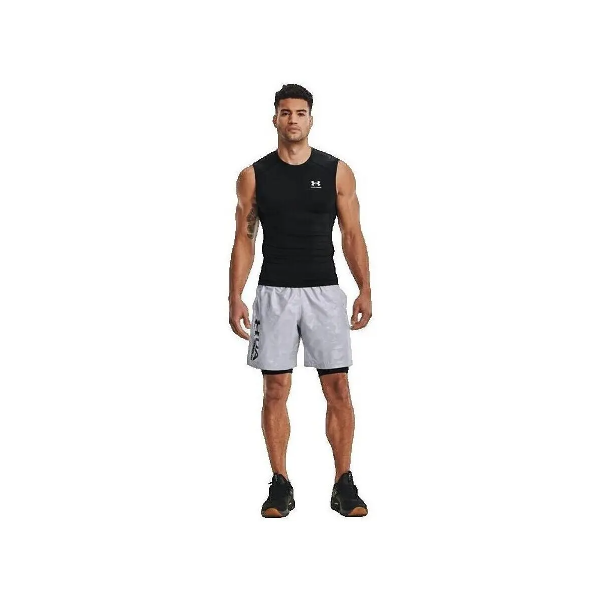 Under Armour  Heatgear Sans Manches  Černá