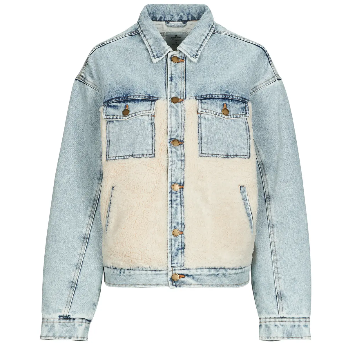 Rip Curl  CRUISIN SHERPA DENIM JACKET  Modrá