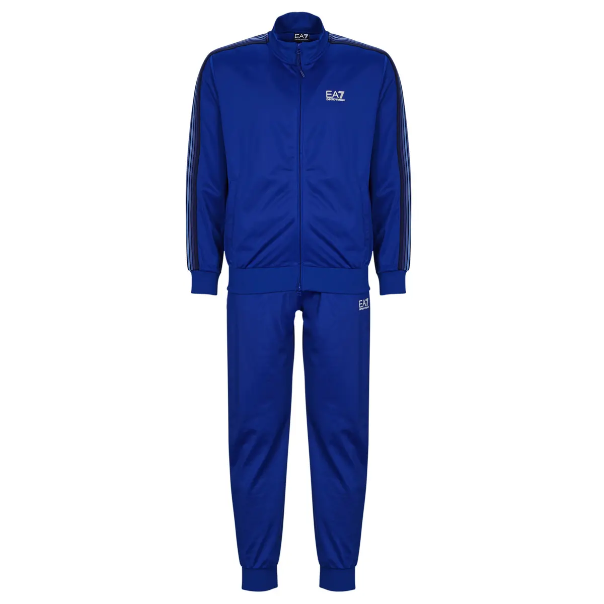 Emporio Armani EA7  TRAIN 7 LINES M T-SUIT T-TOP FZ CH PL - TRAIN 7 LINES M T-SUIT T  Modrá