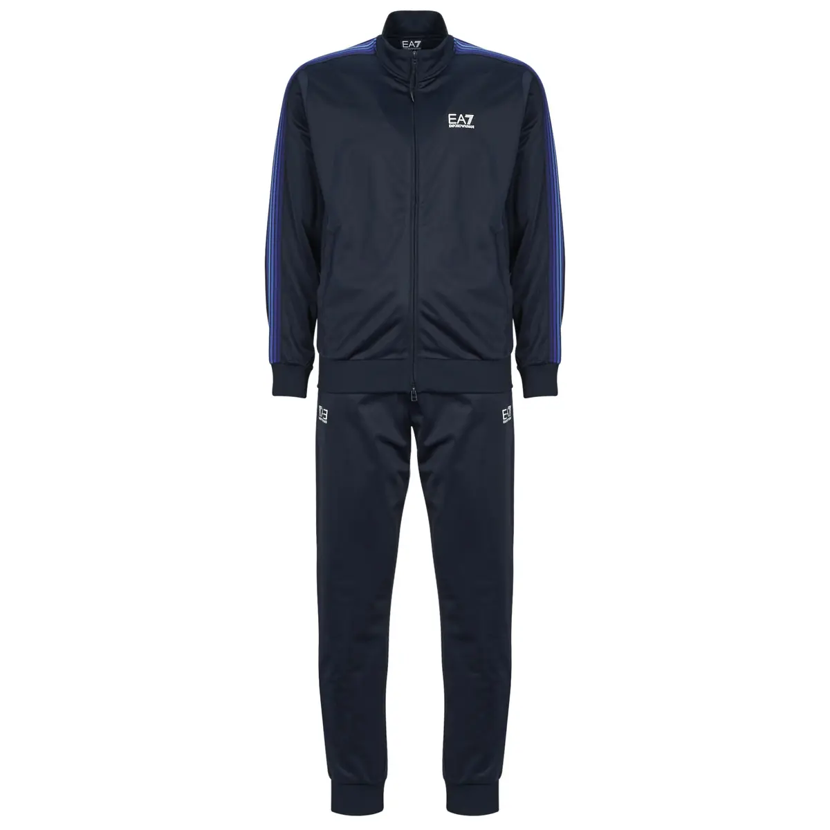 Emporio Armani EA7  TRAIN 7 LINES M T-SUIT T-TOP FZ CH PL - TRAIN 7 LINES M T-SUIT T  Modrá