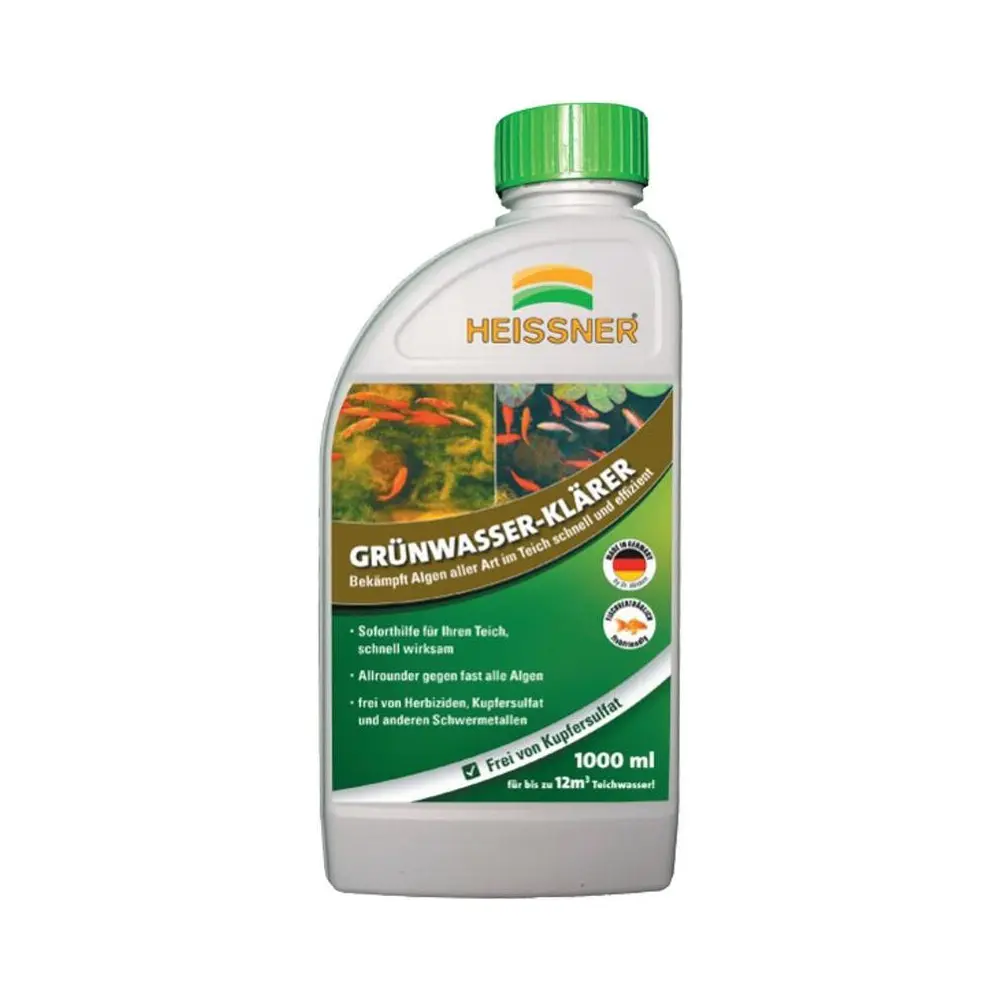Heissner čistič zelené jezírkové vody proti řasám 1000 ml až na 12 m³ TZ753-00
