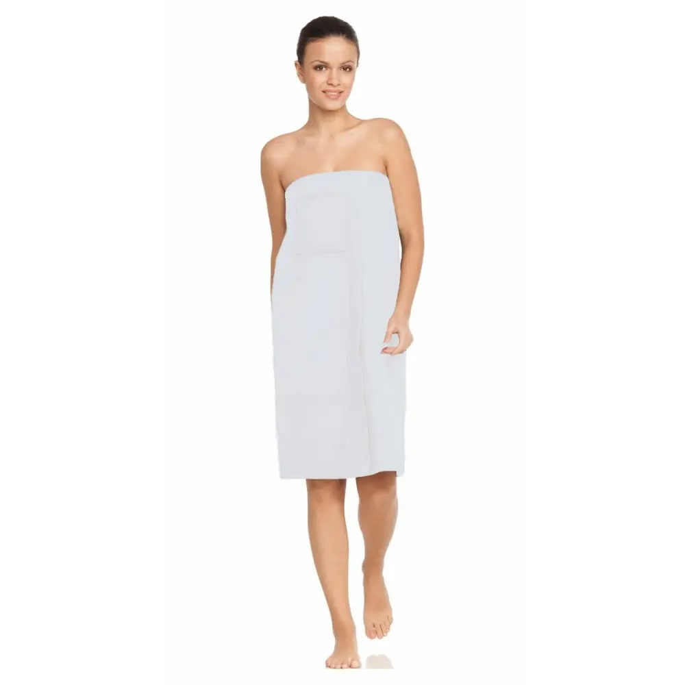 NordicSPA saunovací vaflový kilt pro ženy 80x150cm bílý