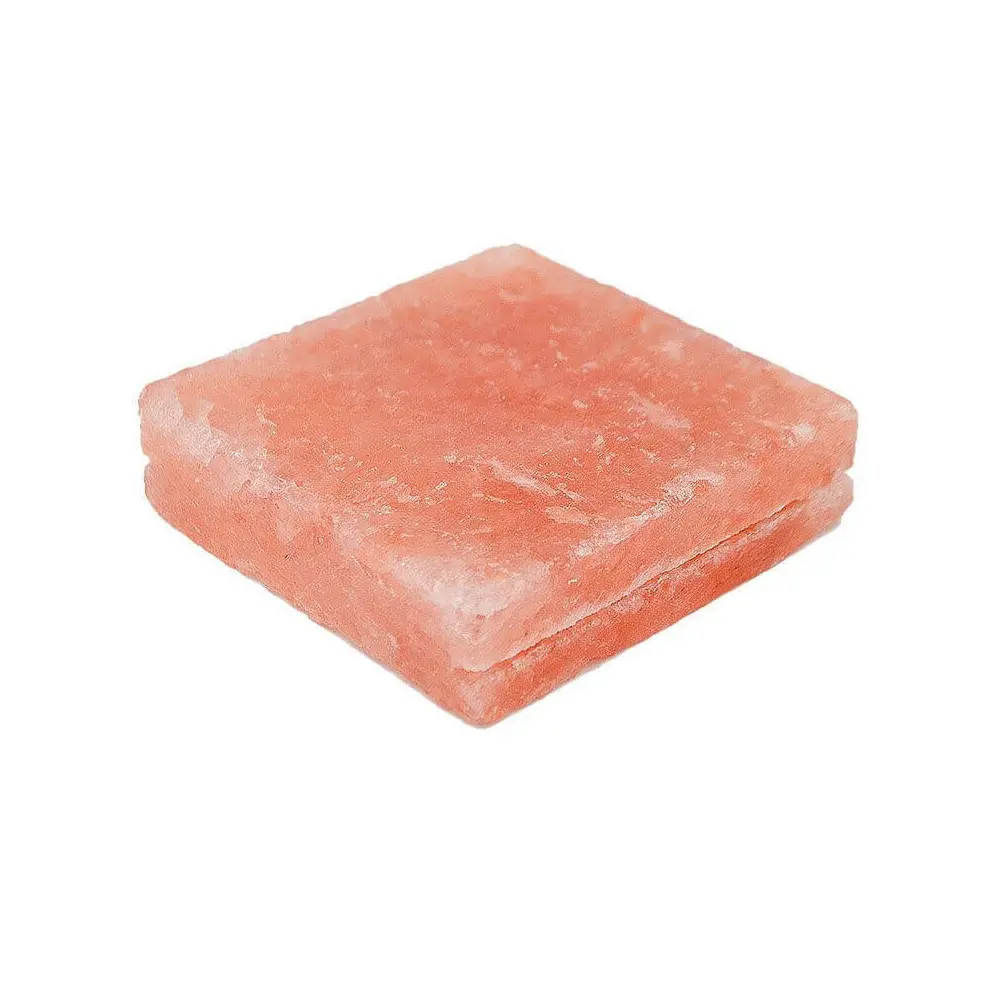 Himalájská sůl cihla 100x100x25 s drážkami