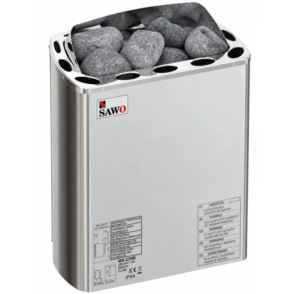 Elektrická saunová kamna SAWO Mini X 3,6 kW NS Trendline