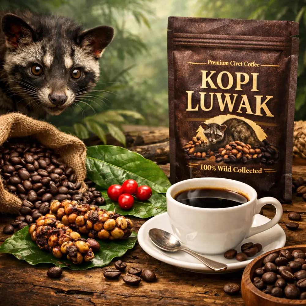 CIBETKOVÁ KÁVA - KOPI LUWAK (90g)