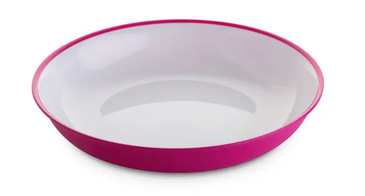 Talíř Omada Sanaliving Plate 20 x 4 cm Růžová