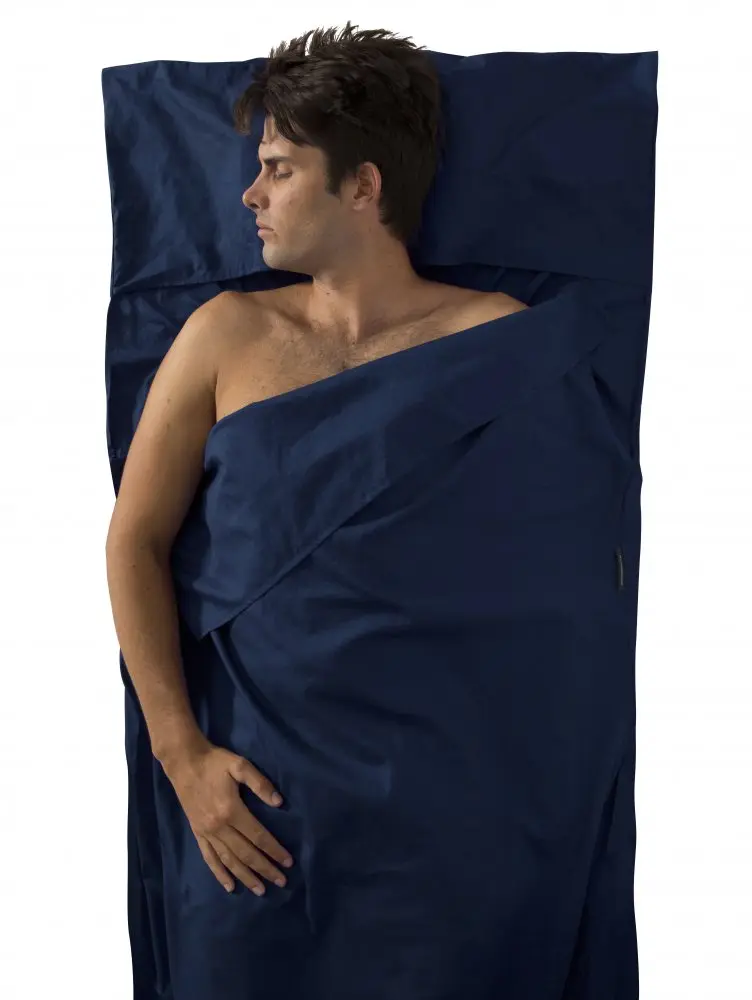 Prémiová bavlněná vložka do spacáku Premium Cotton Travel Liner - Traveller (with Pillow slip)