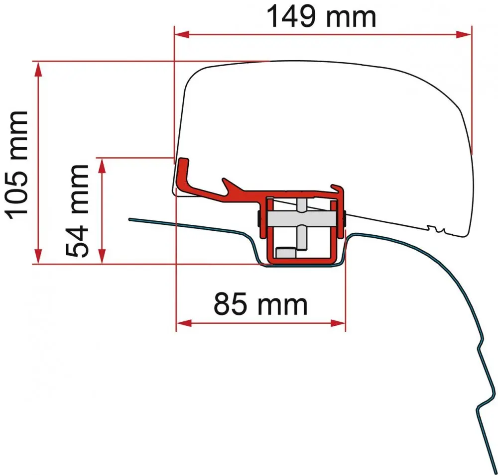 Fiamma KIT VWT5/T6 - F40 VAN