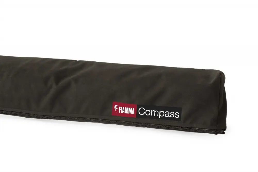 Rohová markýza Fiamma Compass 220, plátno šedé barva černá