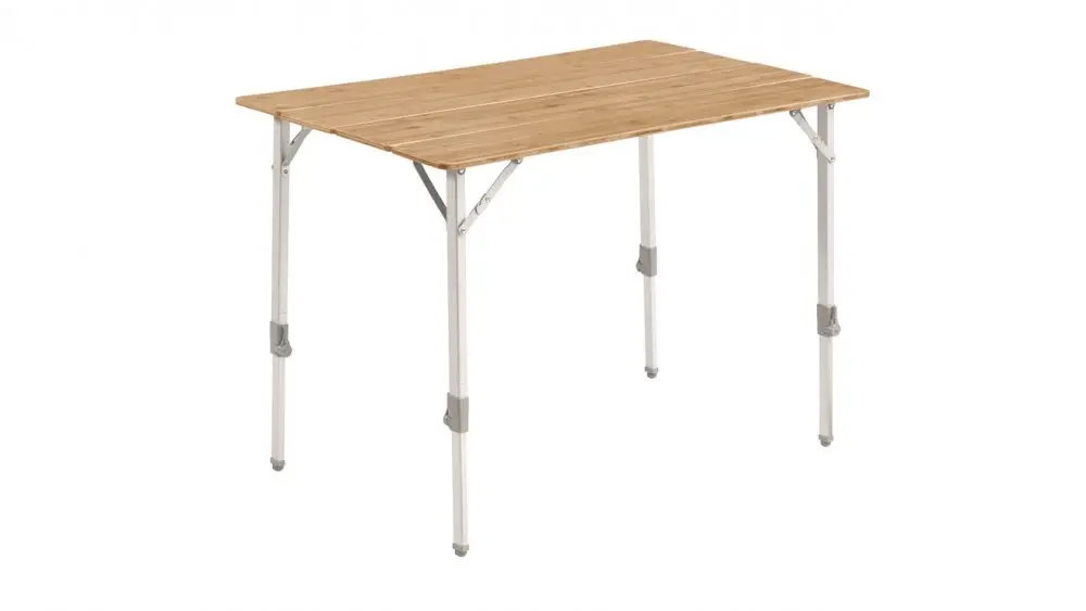 Bambusový kempingový stůl Outwell Custer rozměry (d × š) 100 × 65 cm model Custer M