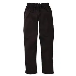 Černé kuchařské kalhoty Chefs