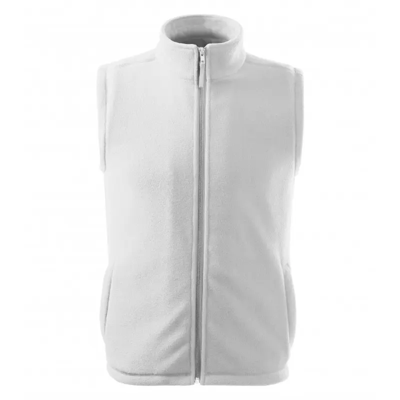 Flísová vesta UNISEX MALFINI bílá