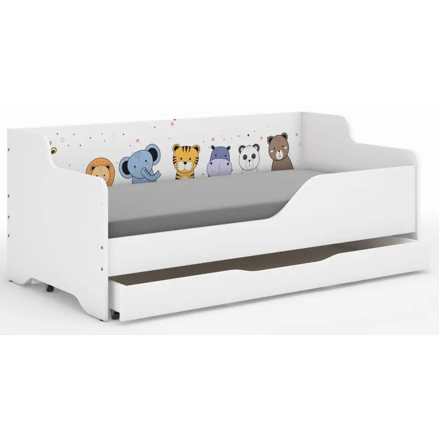 Dětská postel LILU - 160x80 MINI ZOO