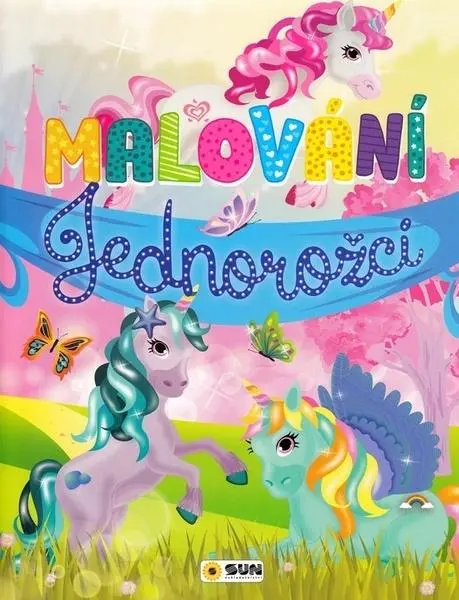 Malování - Jednorožci - velká kniha