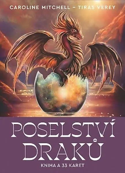 Poselství draků - Kniha a 33 karet - Caroline Mitchellová