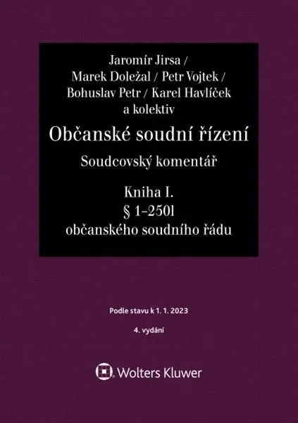 Občanské soudní řízení Kniha I