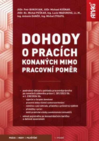 Dohody o pracích konaných mimo pracovní poměr 2024/2025 - kolektiv autorů