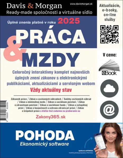 Práca & mzdy 2025 (Úplné znenia platné v roku 2025) - kniha z kategorie Dane