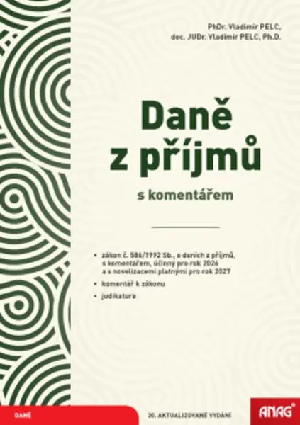 Daně z příjmů s komentářem 2026 - Vladimír Pelc