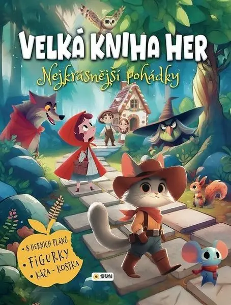 Velká Kniha Her - Nejkrásnější Pohádky - XL Kniha her