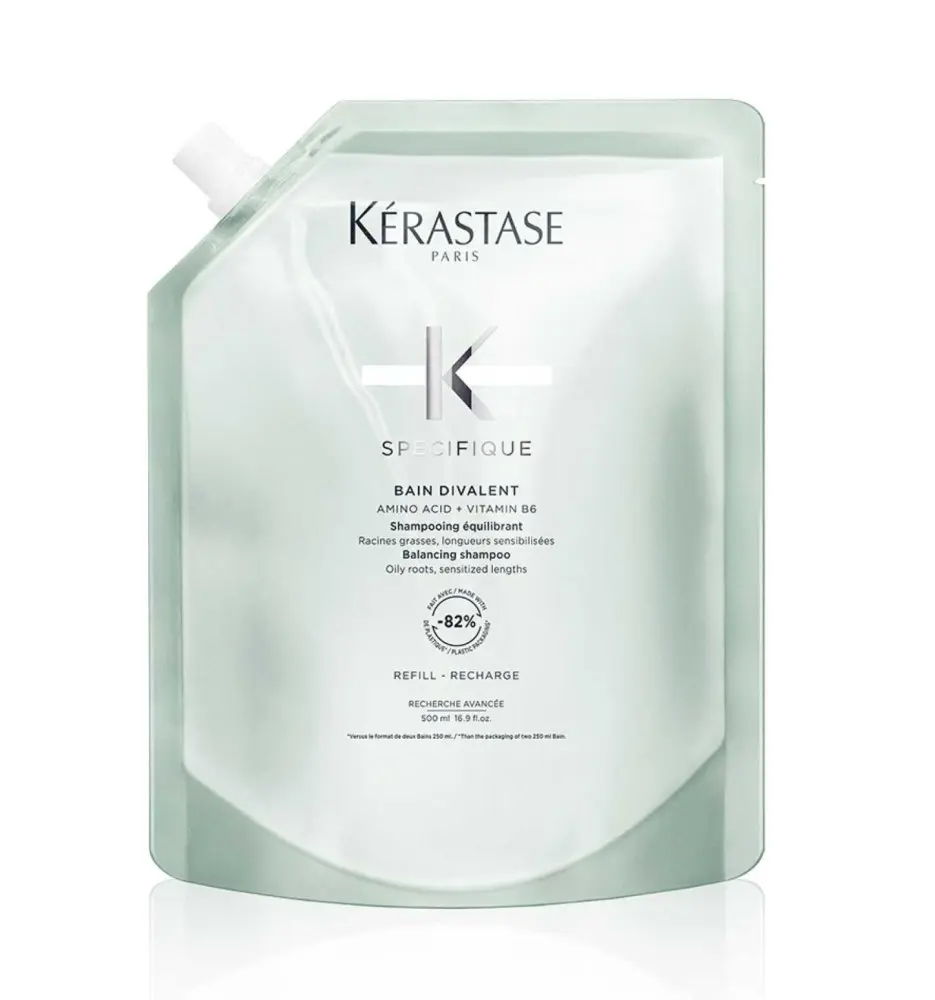 Kérastase Spécifique Bain Divalent šampon pro mastné kořínky a suché délky náplň 500 ml