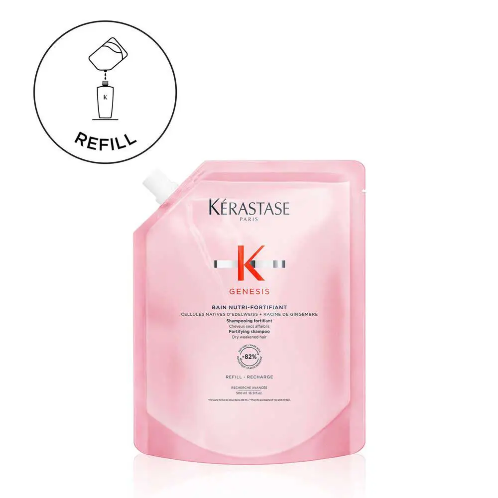 Kérastase Genesis Bain Nutri-Fortifiant – vyživující šampon proti lámání pro suché vlasy, náplň 500 ml