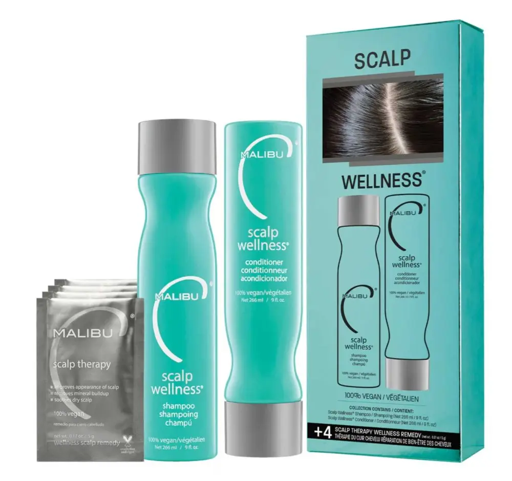 MALIBU C SCALP WELLNESS® COLLECTION - ŠAMPON 266 ML + KONDICIONÉR 266 ML DÁRKOVÁ SADA