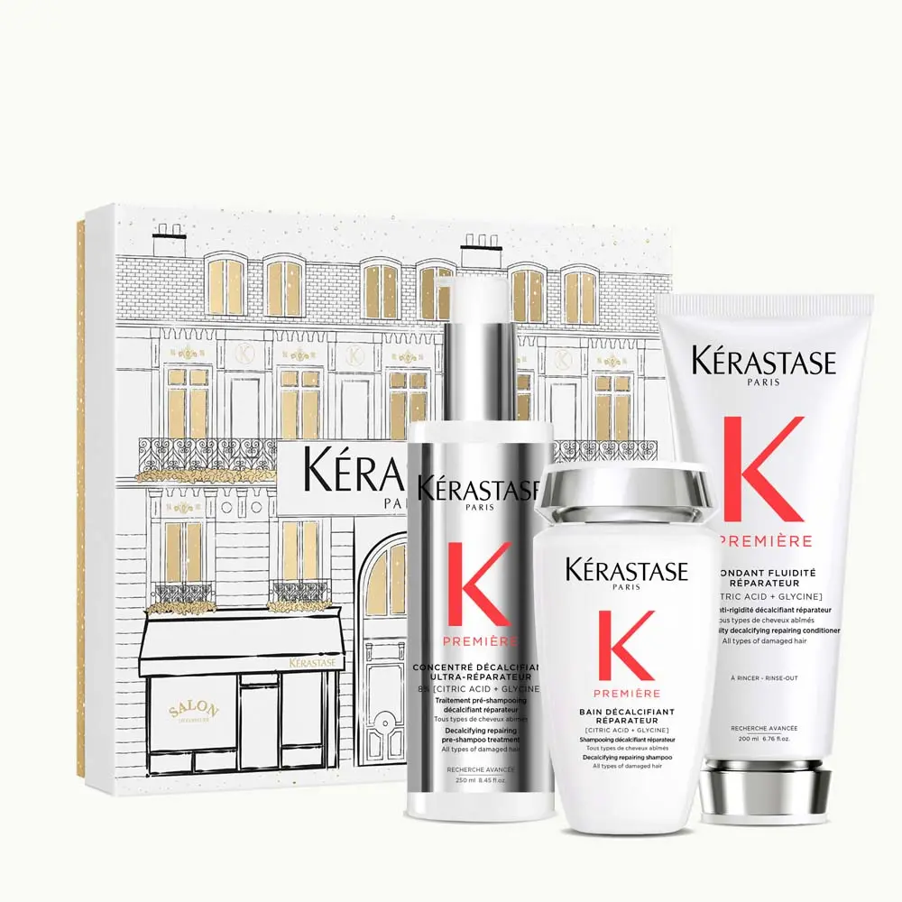 Kérastase Première dárková sada předšamponová péče 250 ml + šampon 250 ml + kondicionér 200 ml