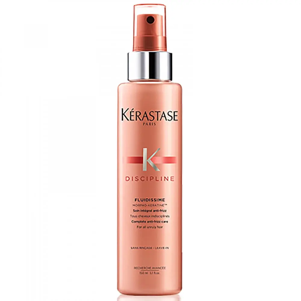 Kérastase Discipline Fluidissime – bezoplachový sprej pro kontrolu krepatění vlasů a ochranu před teplem, 150 ml