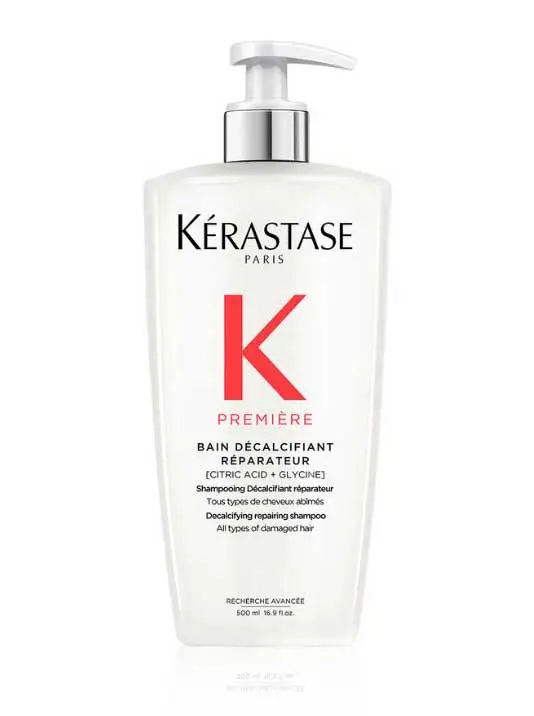 Kérastase Première Bain Décalcifiant Réparateur obnovující odvápňující šamponová lázeň pro poškozené vlasy 500 ml