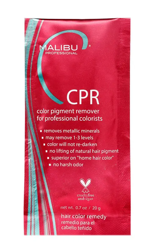 Malibu C CPR Color Pigment Reducer – reduktor oxidačních barev 1 sáček × 20 g