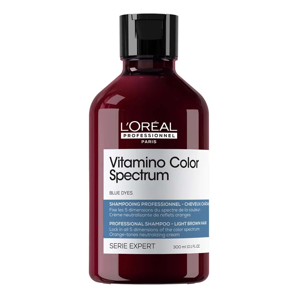L’Oréal Professionnel Vitamino Color Spectrum Blue shampoo 300 ml – modrý šampon pro neutralizaci oranžových tónů
