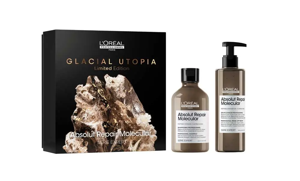 L'Oréal Professionnel Serie Expert Absolut Repair Molecular Duo sada pre poškodené vlasy šampon 300 ml + sérum 250 ml