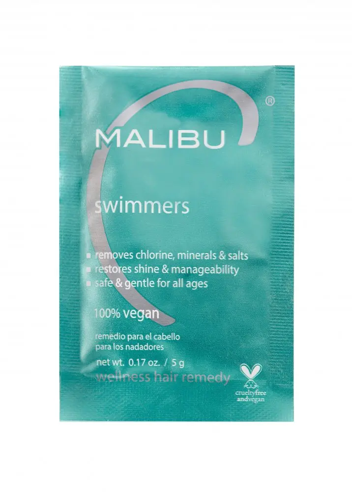 Malibu C - Swimmers Wellness Hair Remedy pro poškozené vlasy od moře a chlóru box 12 x 5g