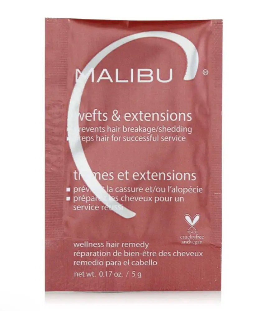 Malibu C Wefts & Extensions Hair Remedy – péče o prodloužené vlasy 1 sáček