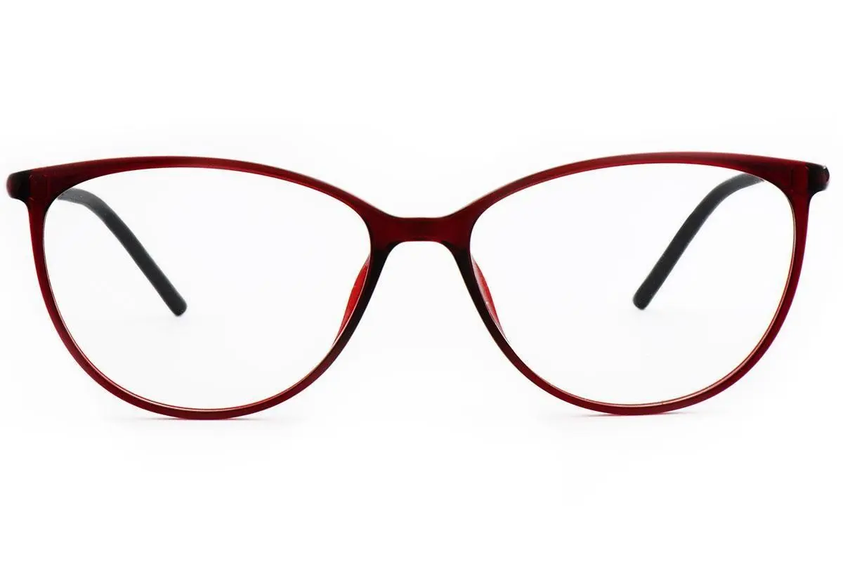 Eyerim Studio Elara Red + Clip-on Polarized - ONE SIZE (54)