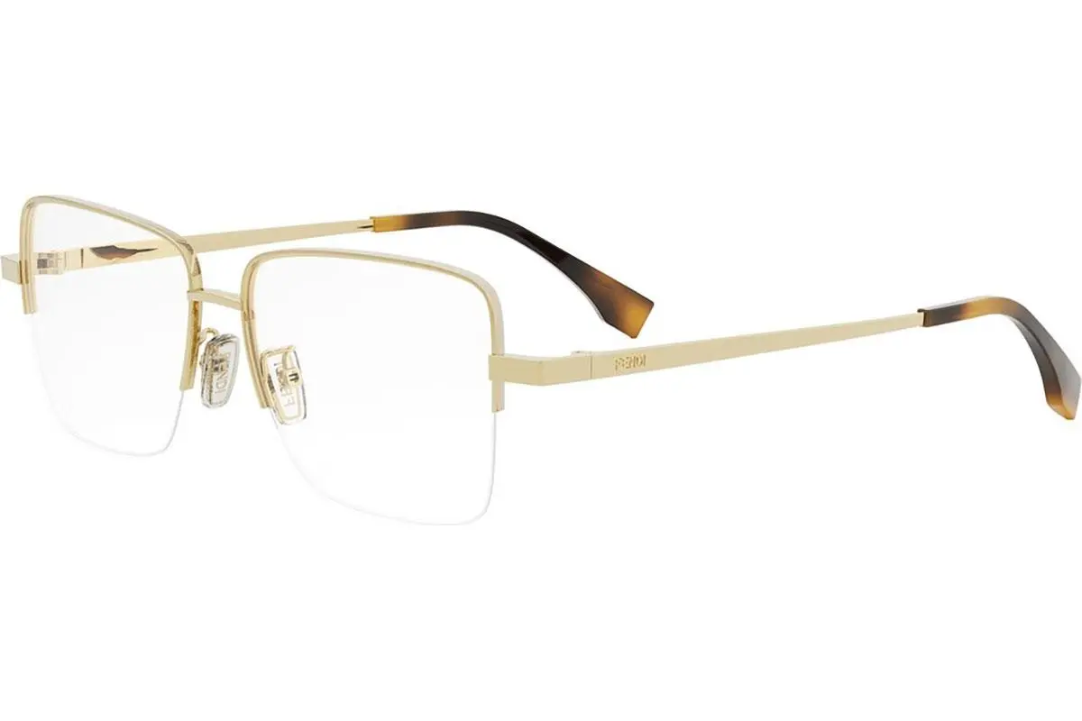 FENDI Yellow Square Eyeglasses - ONE SIZE (53)