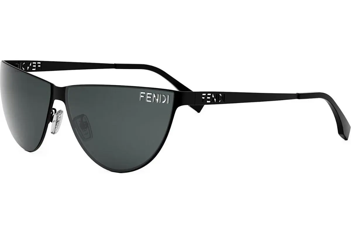 FENDI Cut Out Black Cat Eye Sunglasses - ONE SIZE (62)