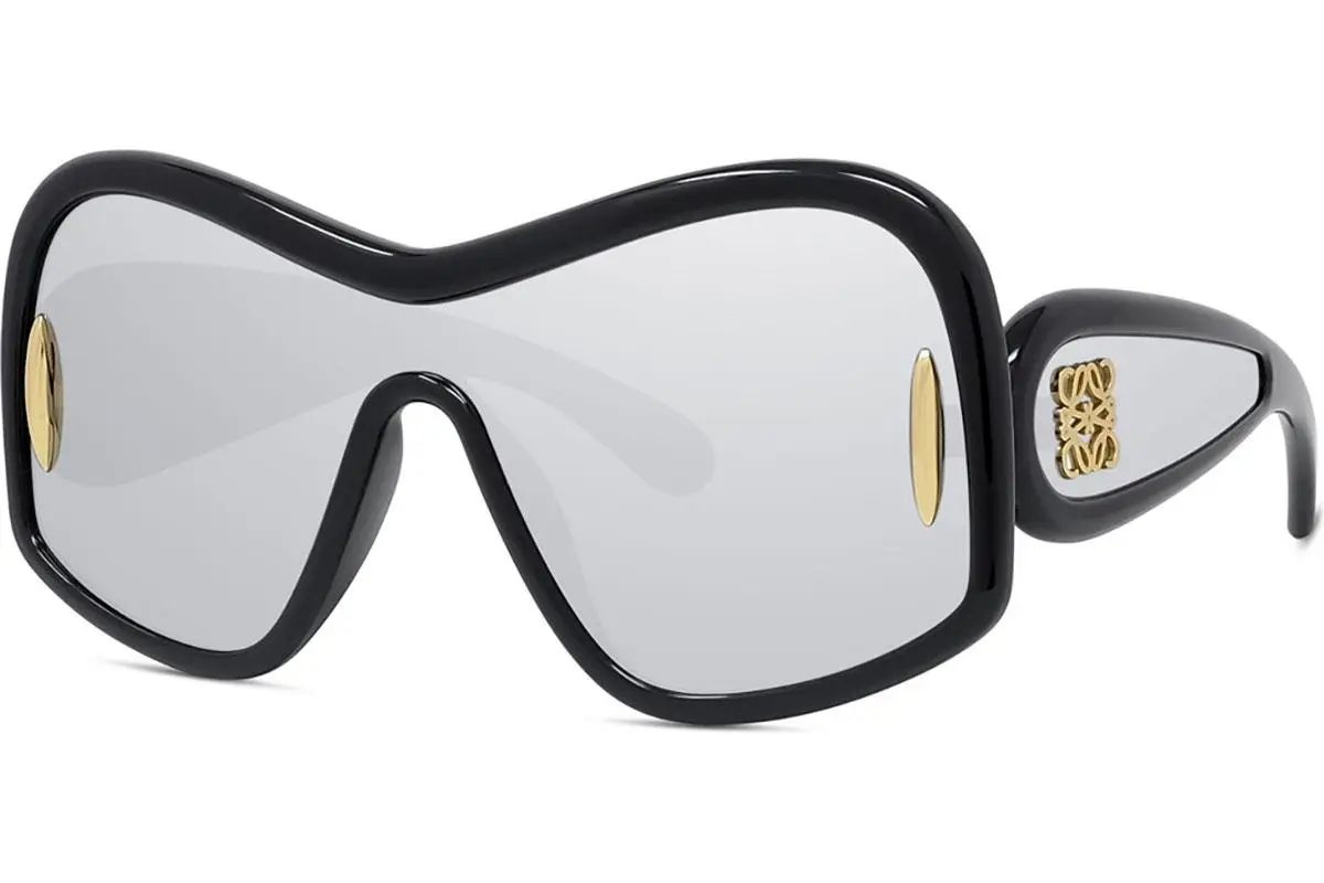 Loewe Anagram Black Mask Sunglasses - L (99)