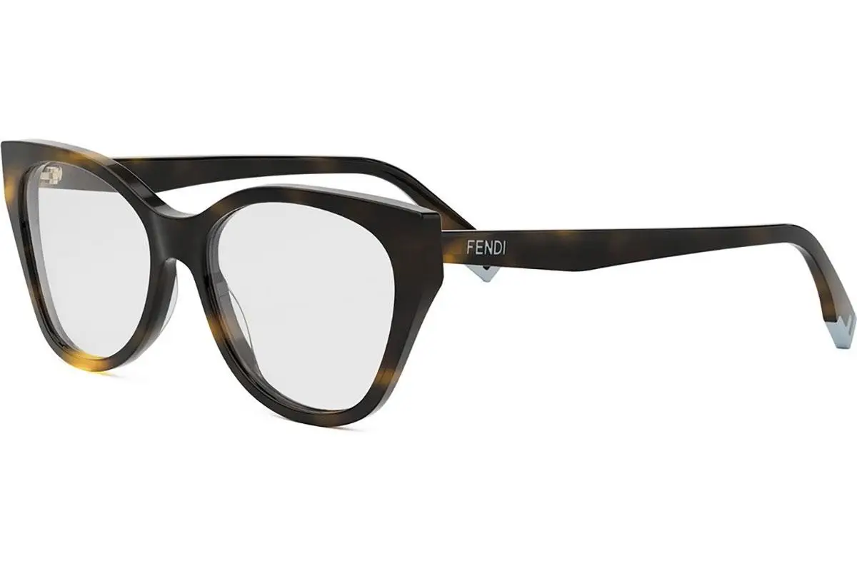 FENDI Way Havana Pantos Eyeglasses - ONE SIZE (54)