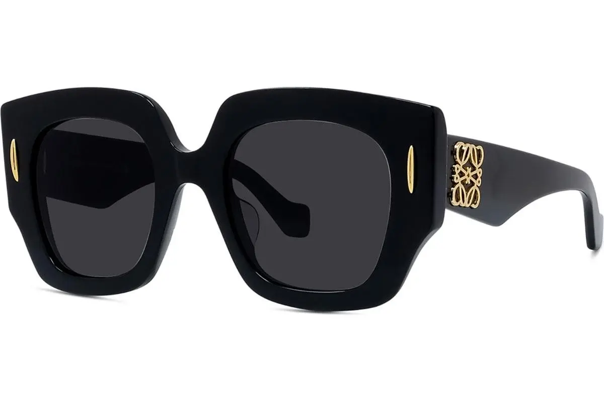 Loewe Anagram Black Geometric Sunglasses - ONE SIZE (50)