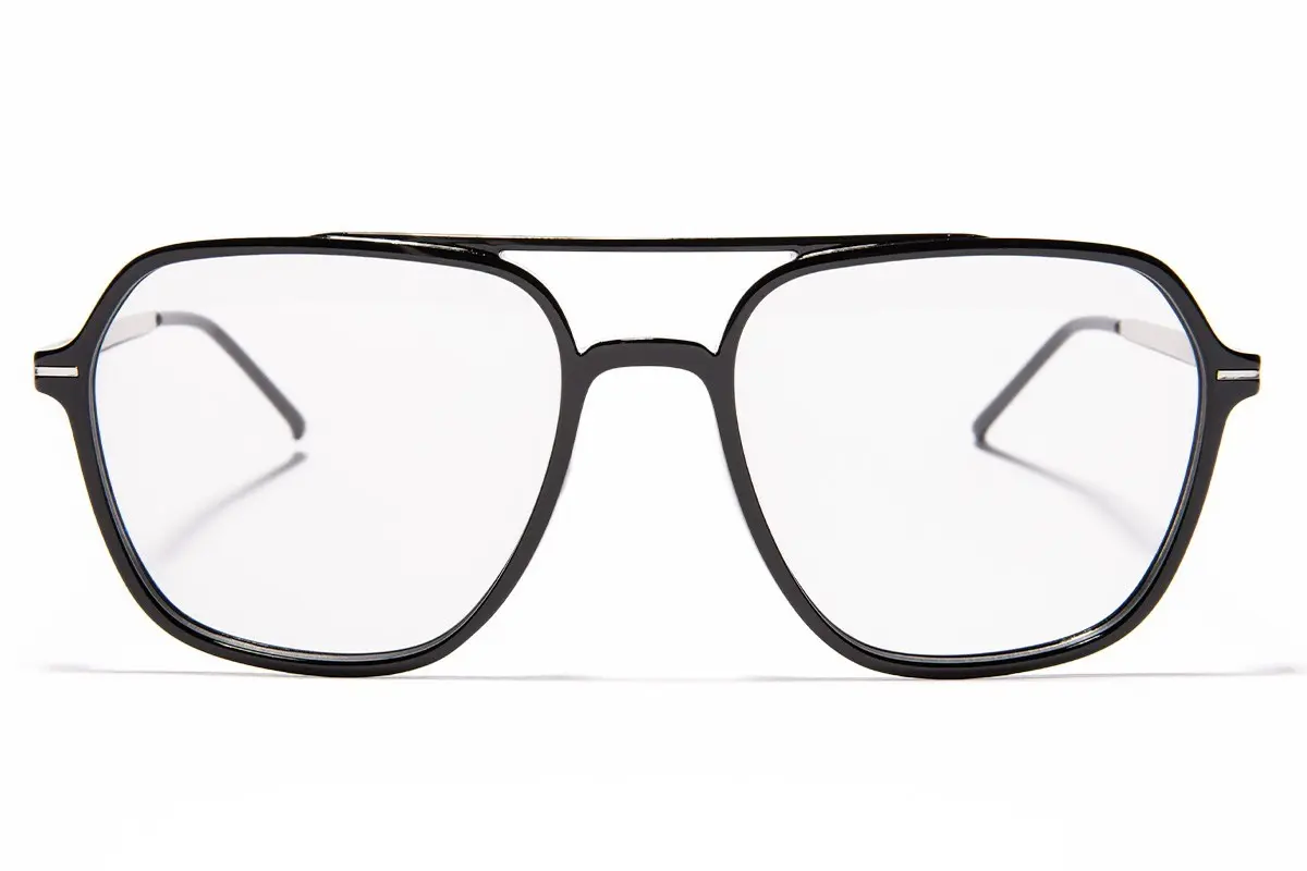 Eyerim Studio Keid Black blue-light [non-prescription] - ONE SIZE (55)